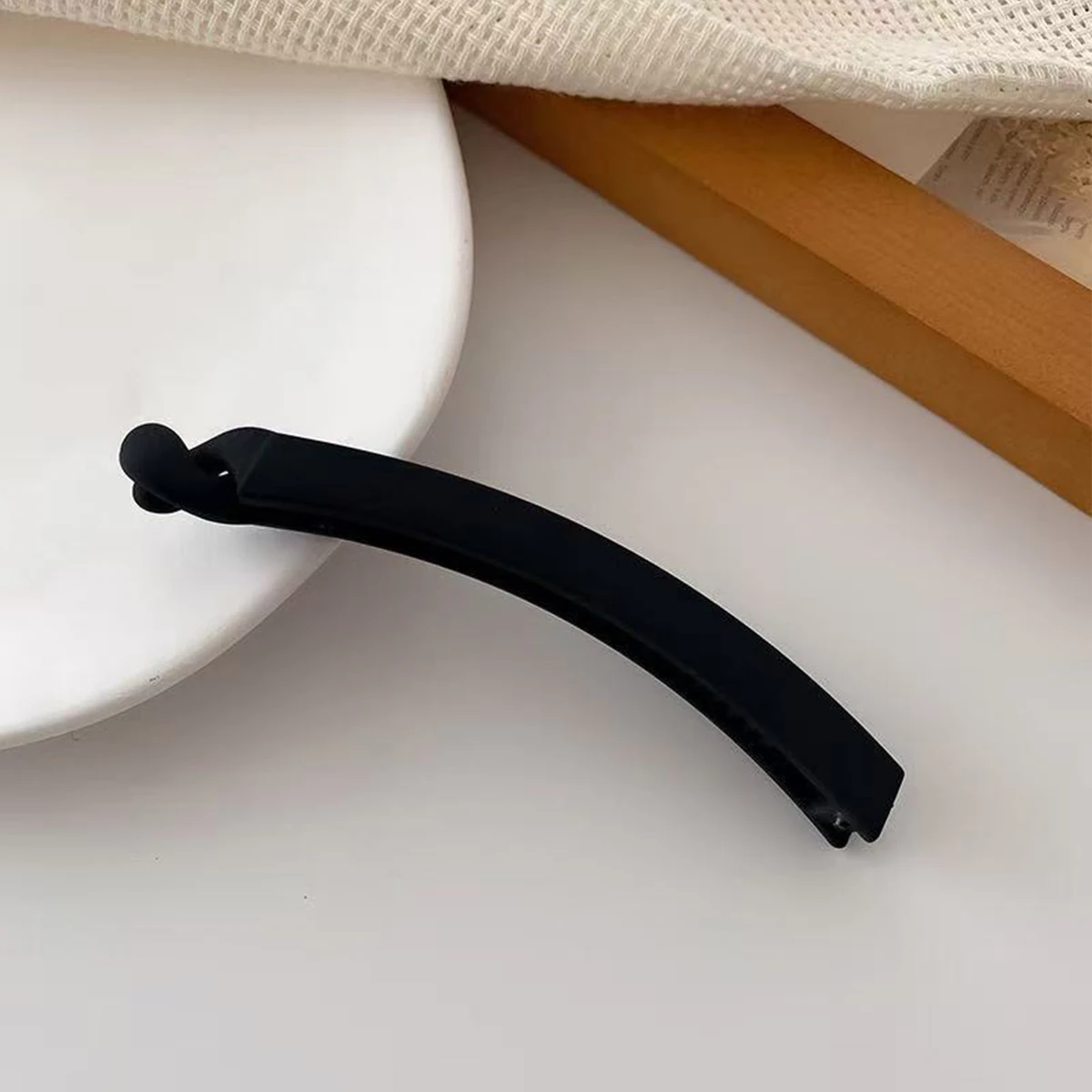 5pcs/4pcs Matte Banana Clip Vertical Clip Hair Clip on the Back of the Head, New Hairpin Seamless Ponytail Clip Headpiece