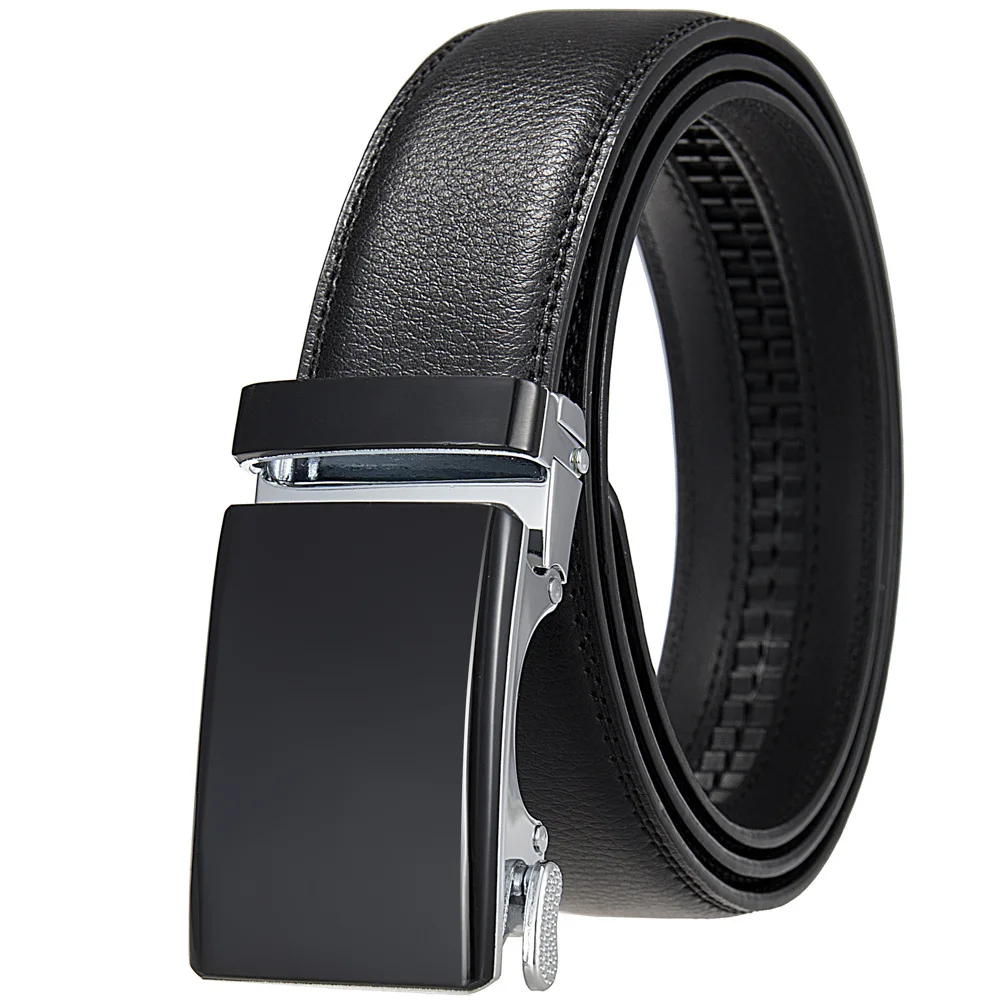 New Men Belt Fashion Alloy Automatic Buckle Belt Business Affairs Casual Decoration Belt Men's Belts 3.5cm Black Blue Red Coffee