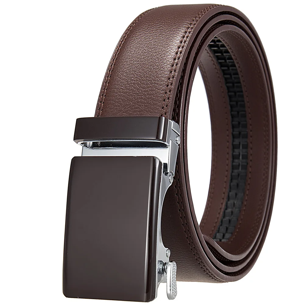 New Men Belt Fashion Alloy Automatic Buckle Belt Business Affairs Casual Decoration Belt Men's Belts 3.5cm Black Blue Red Coffee