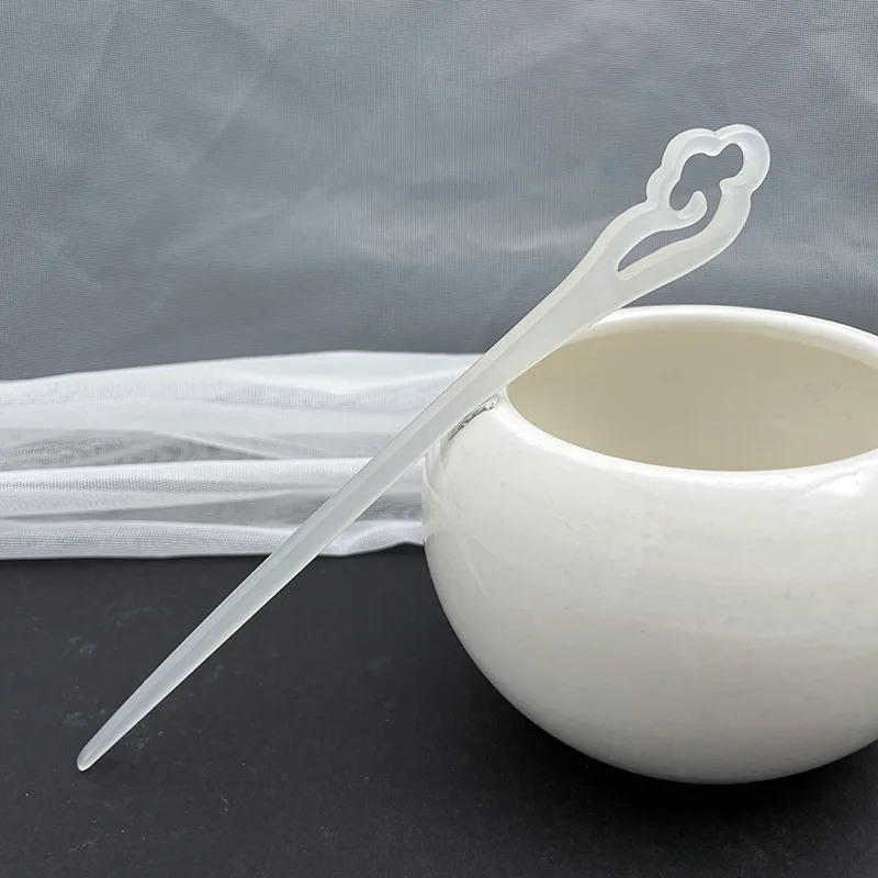 1pc Lily of the Valley Hairpin For Women At the Back of the Head Coiled Hair Hairpin Ancient Style Jade Hairpin Cheongsam Hanfu