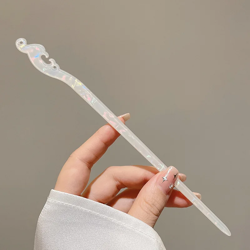 1pc Lily of the Valley Hairpin For Women At the Back of the Head Coiled Hair Hairpin Ancient Style Jade Hairpin Cheongsam Hanfu