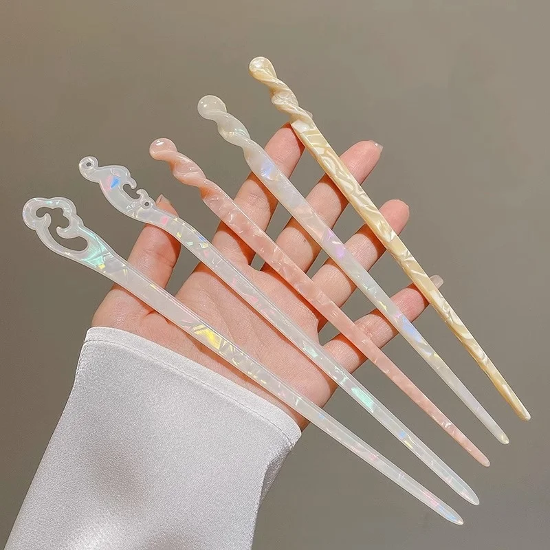 1pc Lily of the Valley Hairpin For Women At the Back of the Head Coiled Hair Hairpin Ancient Style Jade Hairpin Cheongsam Hanfu