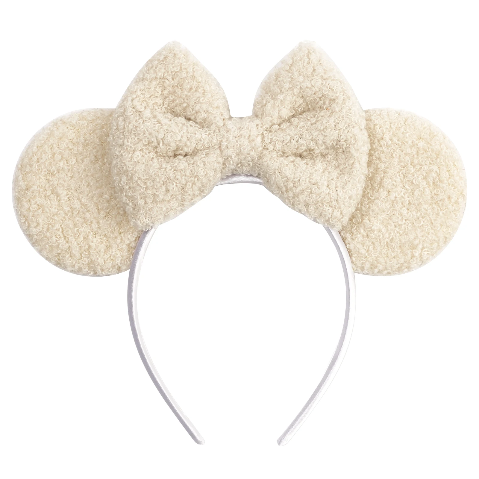 New Classic Cute Mouse Ears Chic Headband 5"Bow Girls And Kids Hairband Festival Cosplay DIY Hair Accessories Christmas Gift