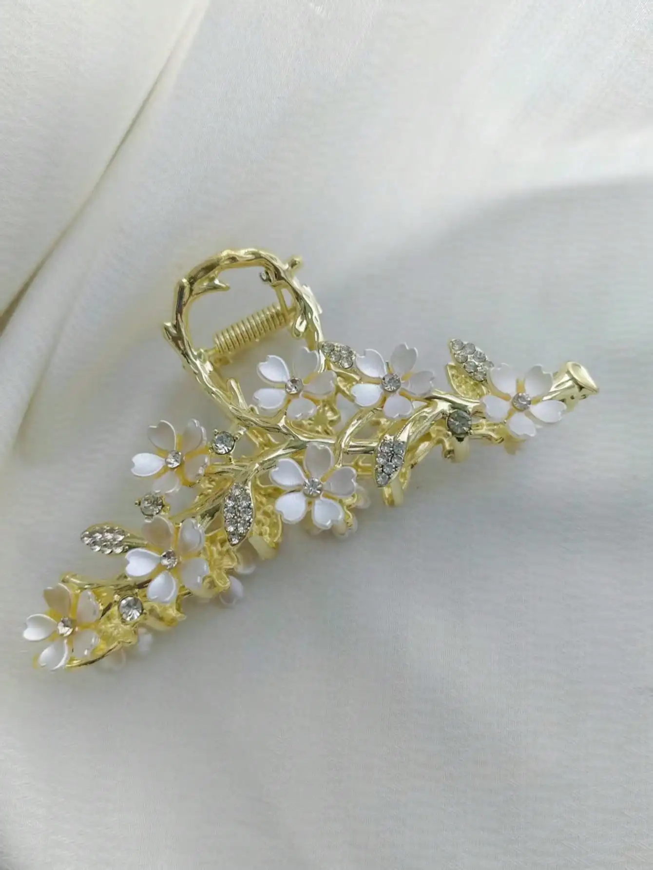 1Pcs Fashion Antique Rose Tassels Hair Claws elegant temperament For Women Girls Party Hair Accessories