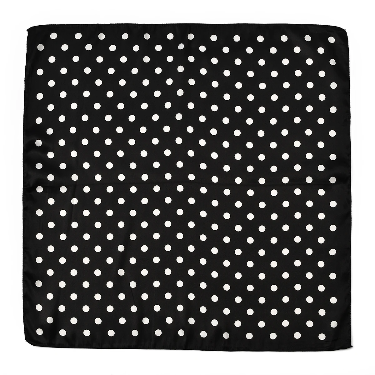 60cm Dot Printed Square Scarf Summer Lightweight Head Cover Shawl With Adjustable Strap For Women Bag Accessories