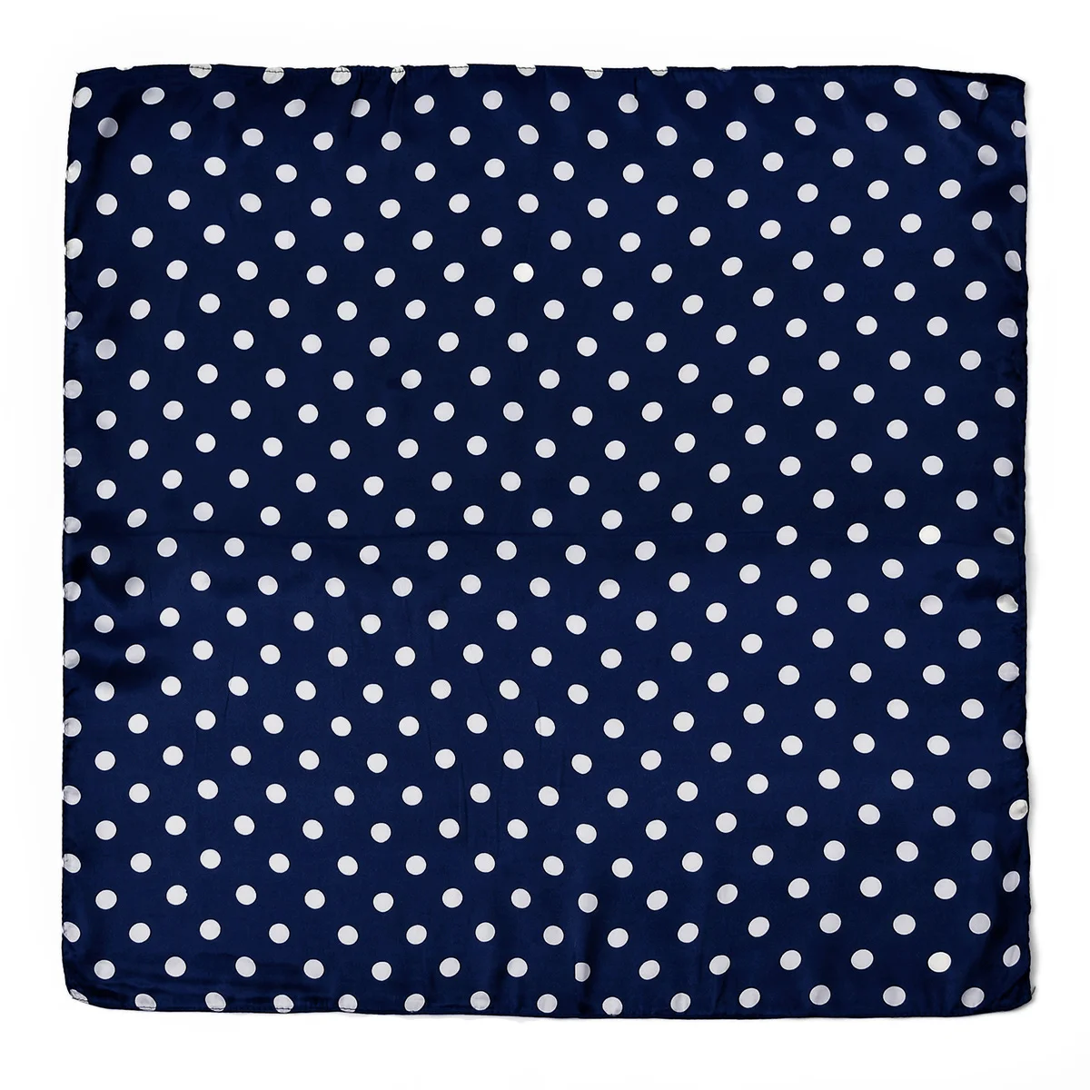 60cm Dot Printed Square Scarf Summer Lightweight Head Cover Shawl With Adjustable Strap For Women Bag Accessories