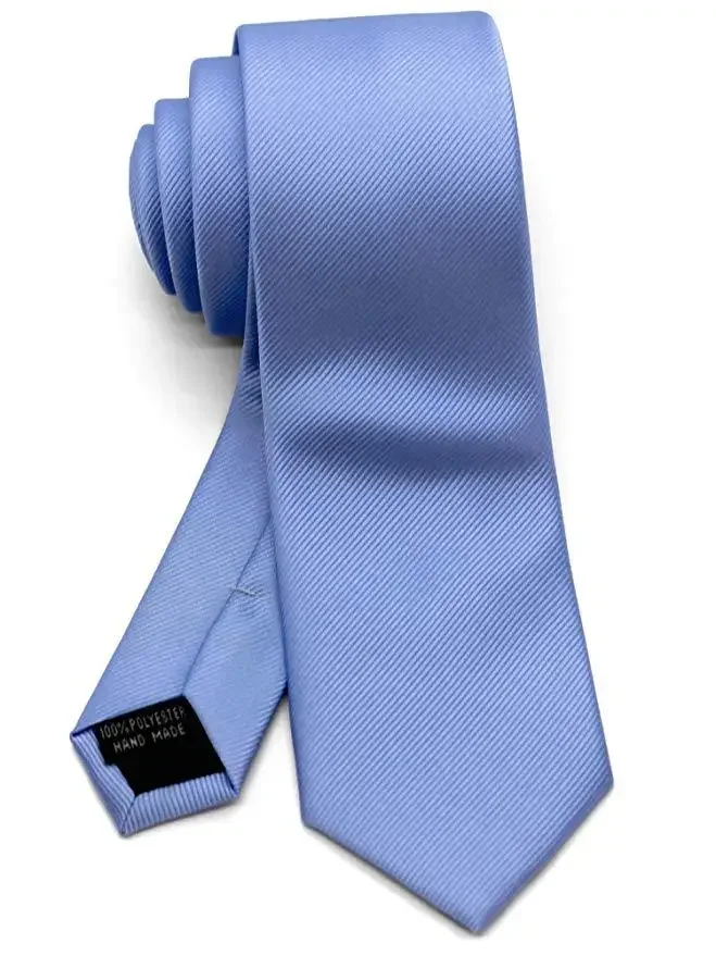 Tie For Men Formal Skinny Size Neckties Classic Men's Solid Colorful Wedding Ties 6cm Groom Gentleman Narrow gravata