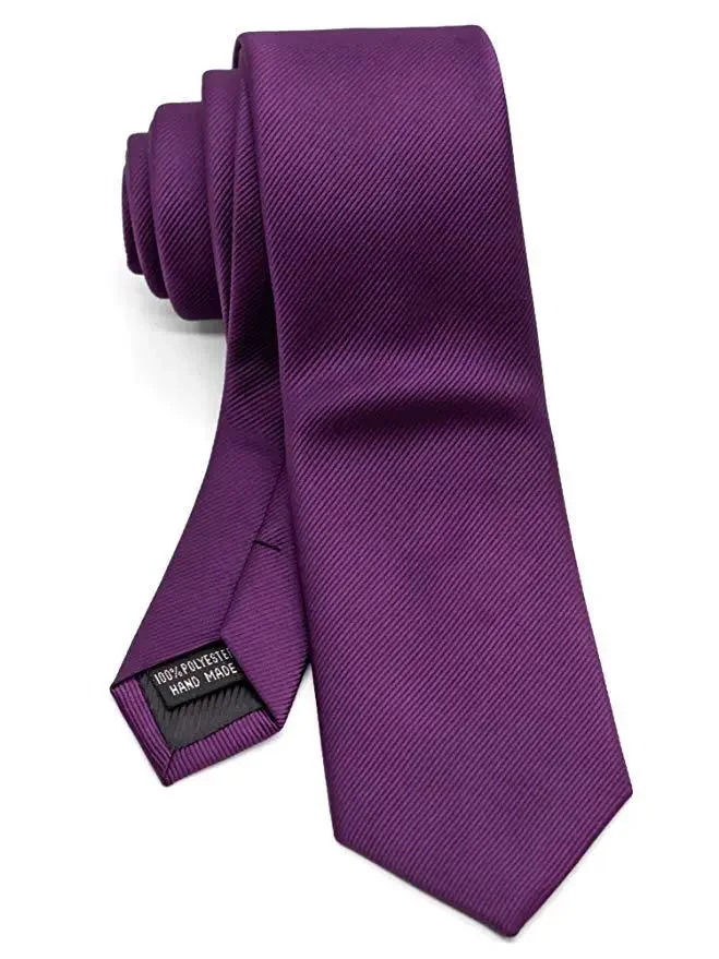 Tie For Men Formal Skinny Size Neckties Classic Men's Solid Colorful Wedding Ties 6cm Groom Gentleman Narrow gravata