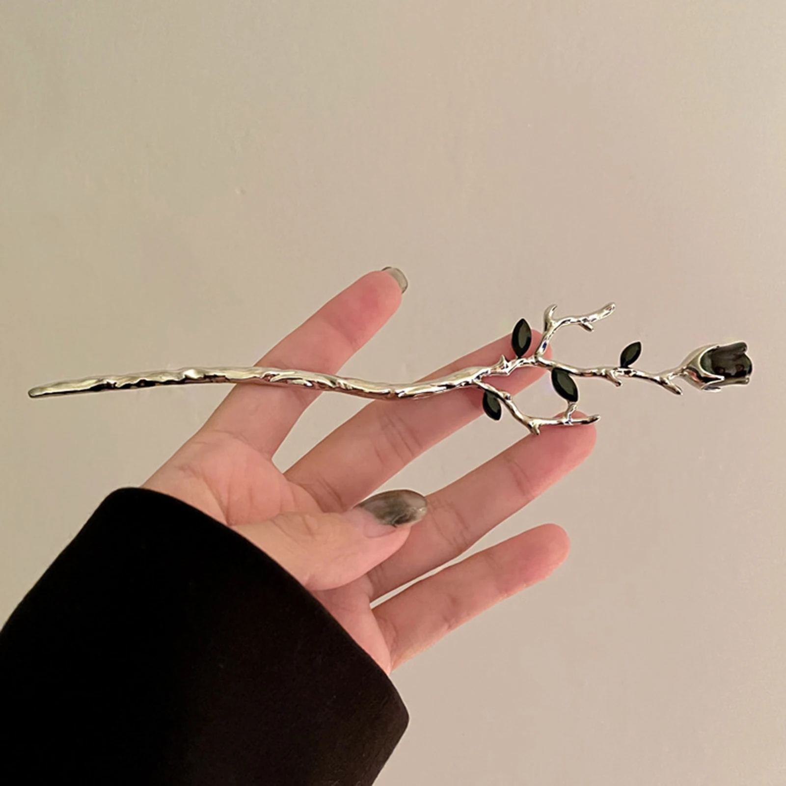 Modern Hair Stick Flower Metal Hairpin Forks For Women Hair Chopsticks Hair Accessories New Chinese Hanfu Hair Jewelry Gifts