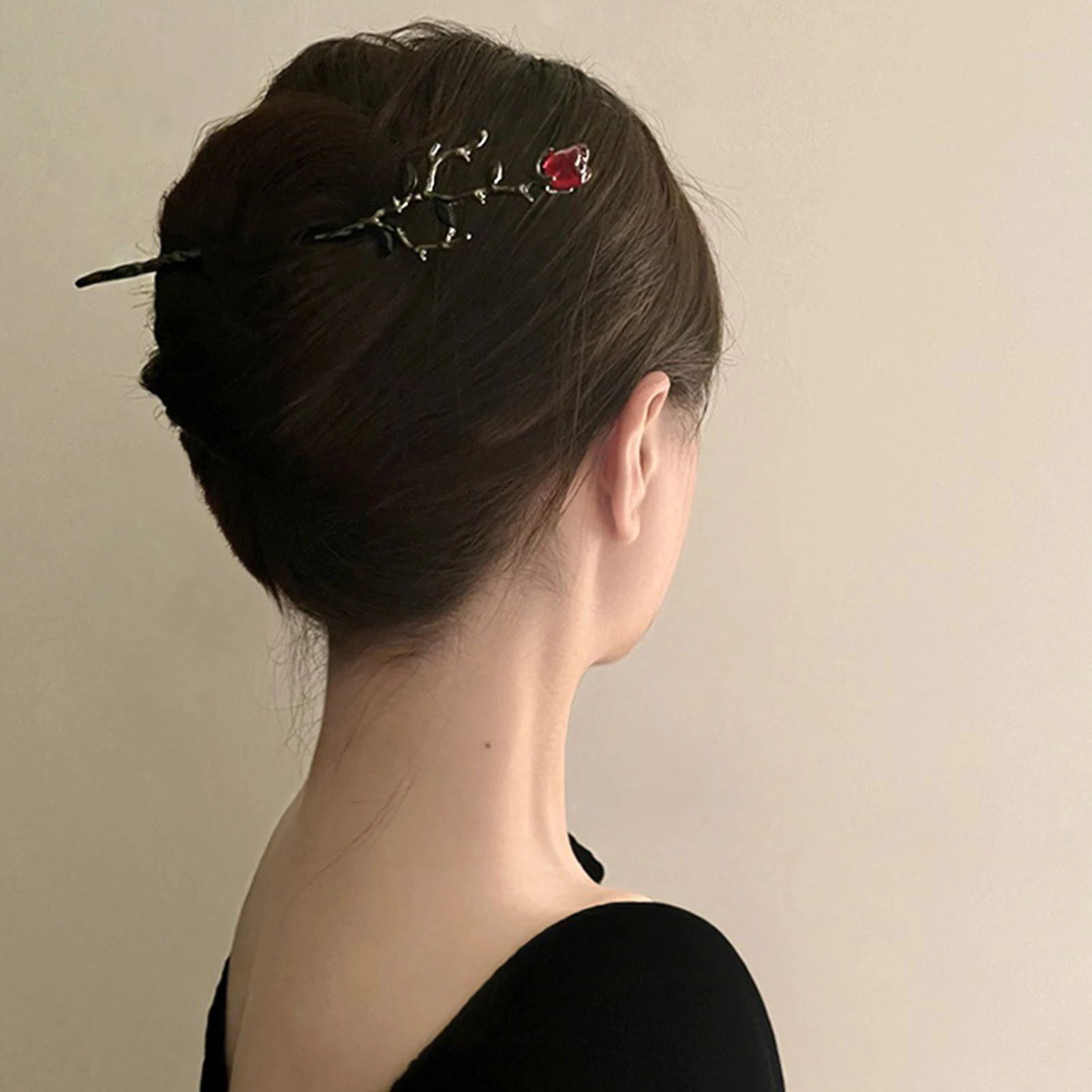 Modern Hair Stick Flower Metal Hairpin Forks For Women Hair Chopsticks Hair Accessories New Chinese Hanfu Hair Jewelry Gifts