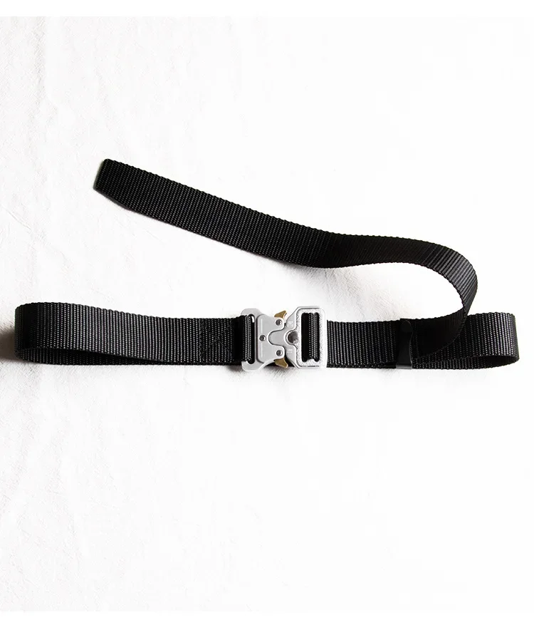3.8cm 3cm 2.5cm canvas tactical belt for men and women trendy hip-hop punk outdoor hunting girdle outdoor sports youth waistband