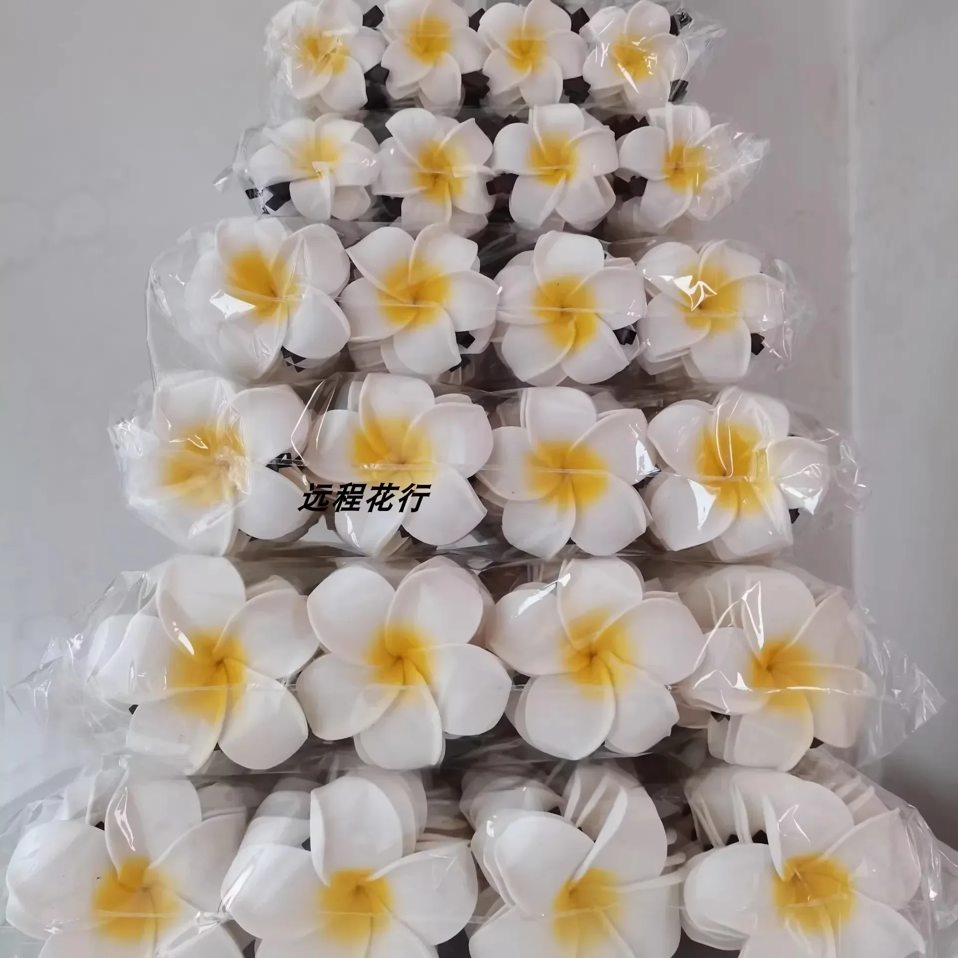 2025 New Women Plastic Flower Hair Clips Fashion Girls Hairpins Egg Flowers Barrette Hawaiian Vacation Leisure Hair Accessories