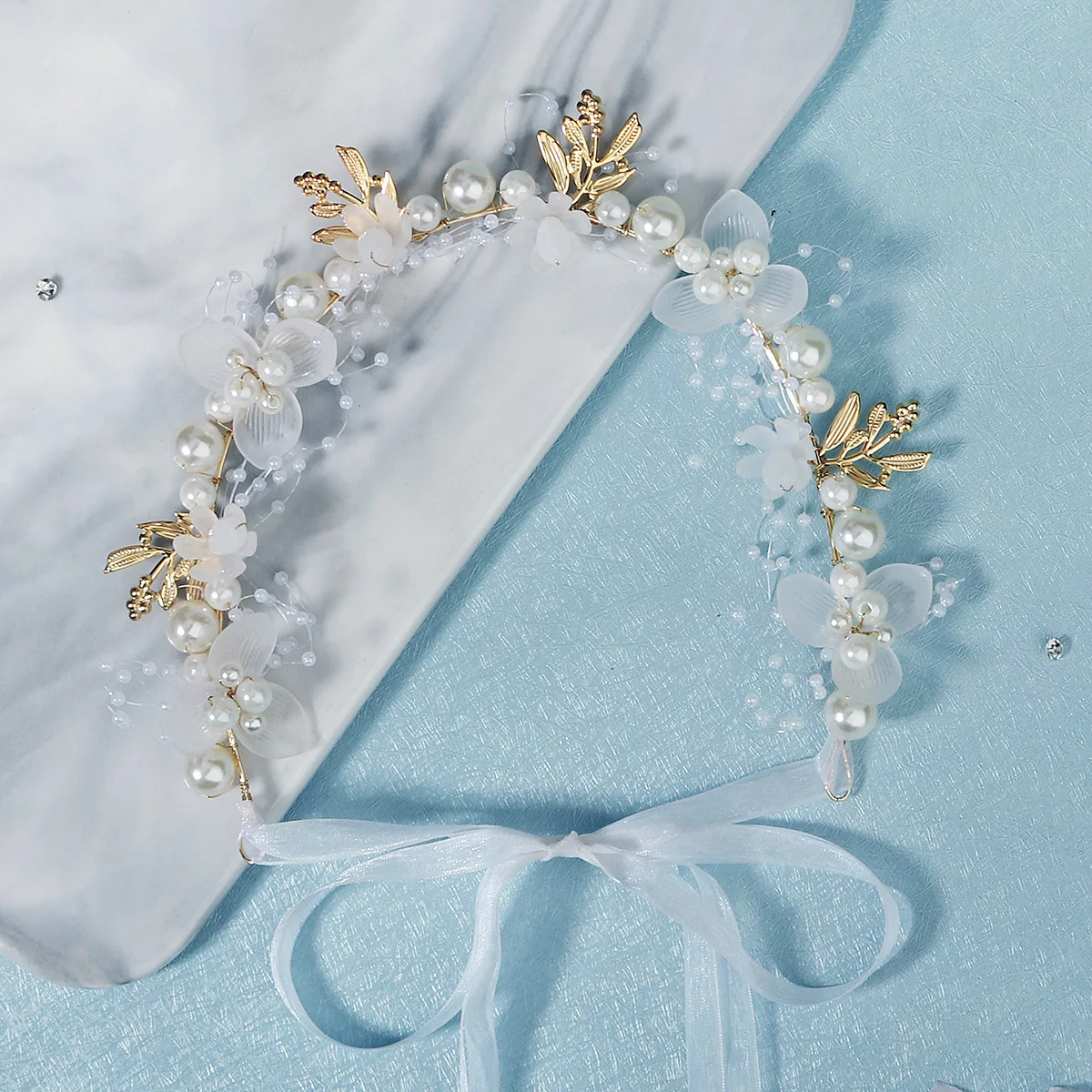 1Pcs Princess Girls Handmade Flower Wreath Hairband Bridal Wedding Jane Headband Flower Kids Beautiful Headdress Gift
