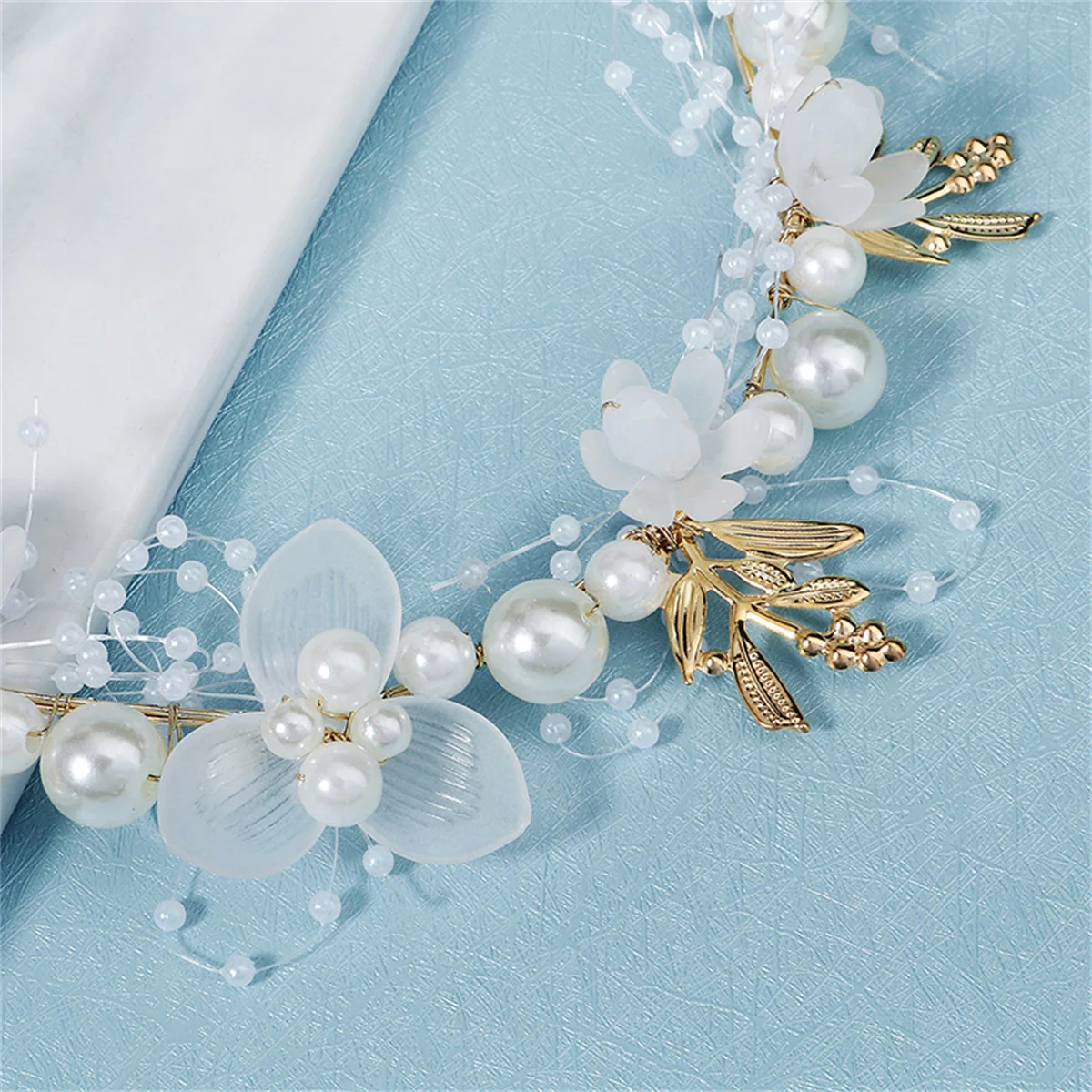 1Pcs Princess Girls Handmade Flower Wreath Hairband Bridal Wedding Jane Headband Flower Kids Beautiful Headdress Gift
