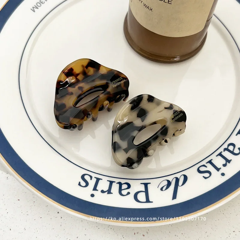 South Korean France Gold Label Small Half Size Princess Hair Clip French Style Hawksbill Shark Hair Clip Grab Clip