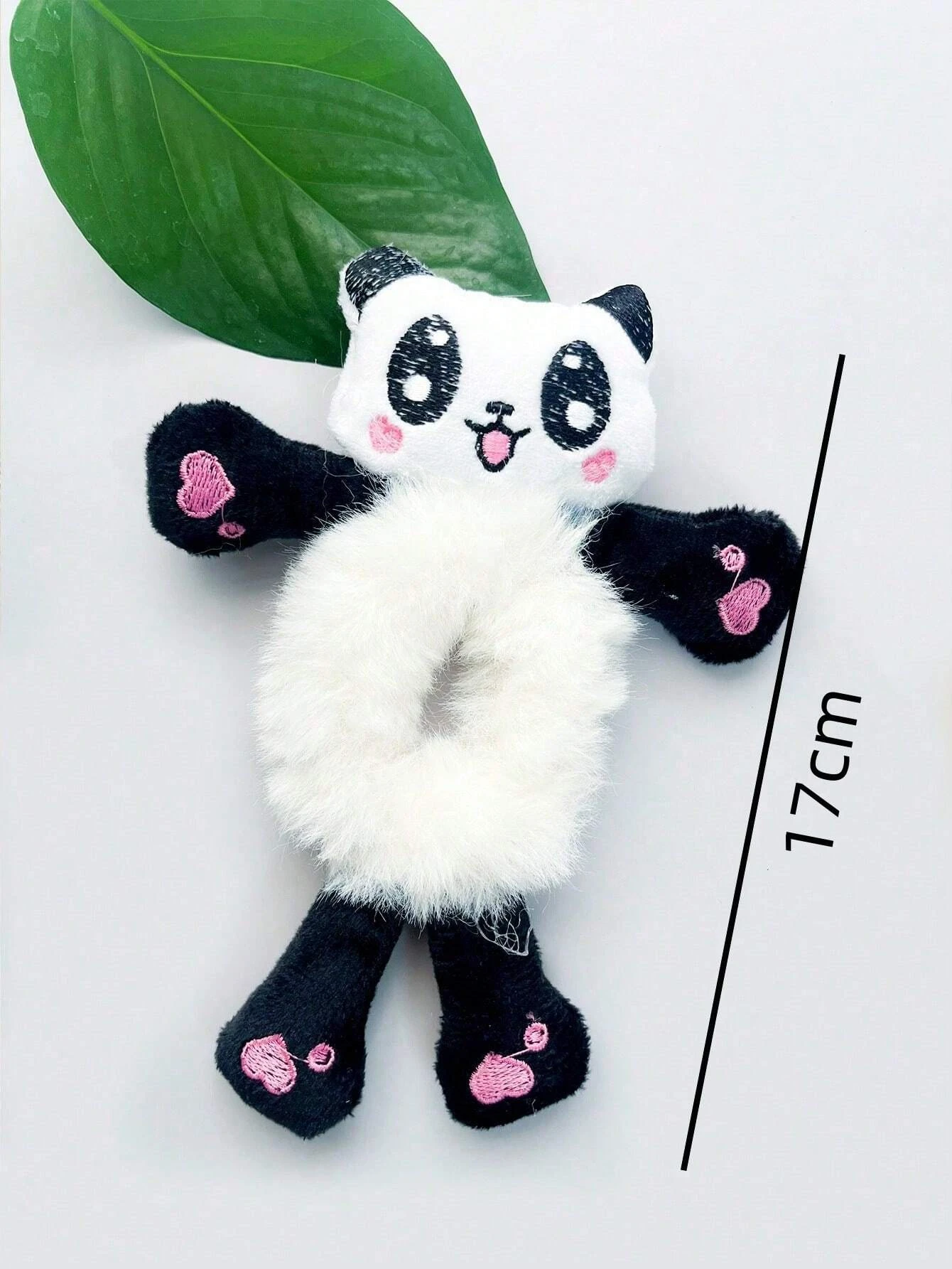 Women's Cute Cartoon Frog&Panda&Yellow Duck Plush Hair Ties, Ponytail & Bun Hairstyle Accessories With Elastic Bands For Women