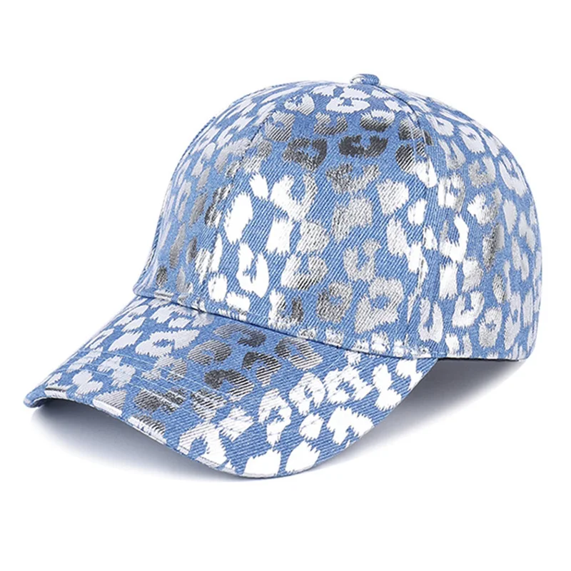 Leopard Print Plain Color Baseball Cap Breathable Sunshade Warm Couple Hat for the Four Seasons