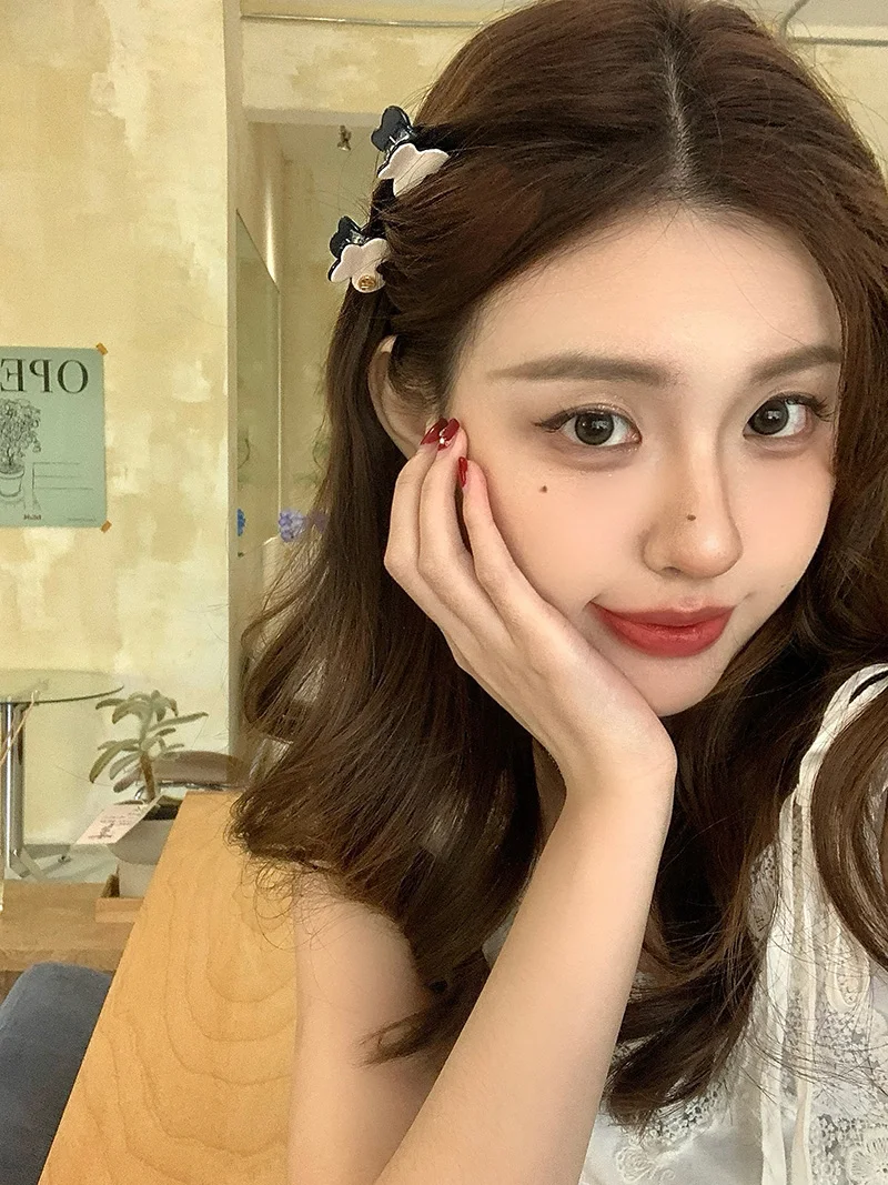Mini Acetate Hair Claw Clip Cute Exquisite Small Size Hair Clamp Grab Elegant Side Pin Hairpin Hair Clips Women Hair Accessories