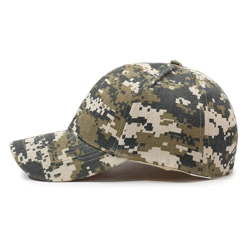 Unisex Camouflage Baseball Cap Classic Dark Green Dad Hat Breathable Adjustable Tactical Hats For Women Men