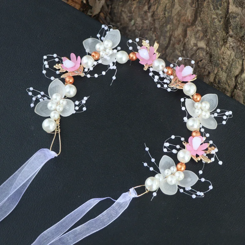 1pc Children Hair accessories Forest style Flower wreath Extremely fairy-like Hairband Hair hoop Princess Flower girl Hairpin fo