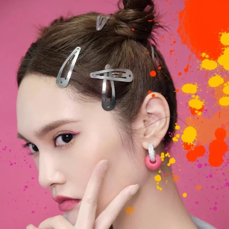 Stainless Steel HairClips for Women Silver Fashion Korean Style Hairpins Durable and Stylish Hair Accessories for Hair Styling