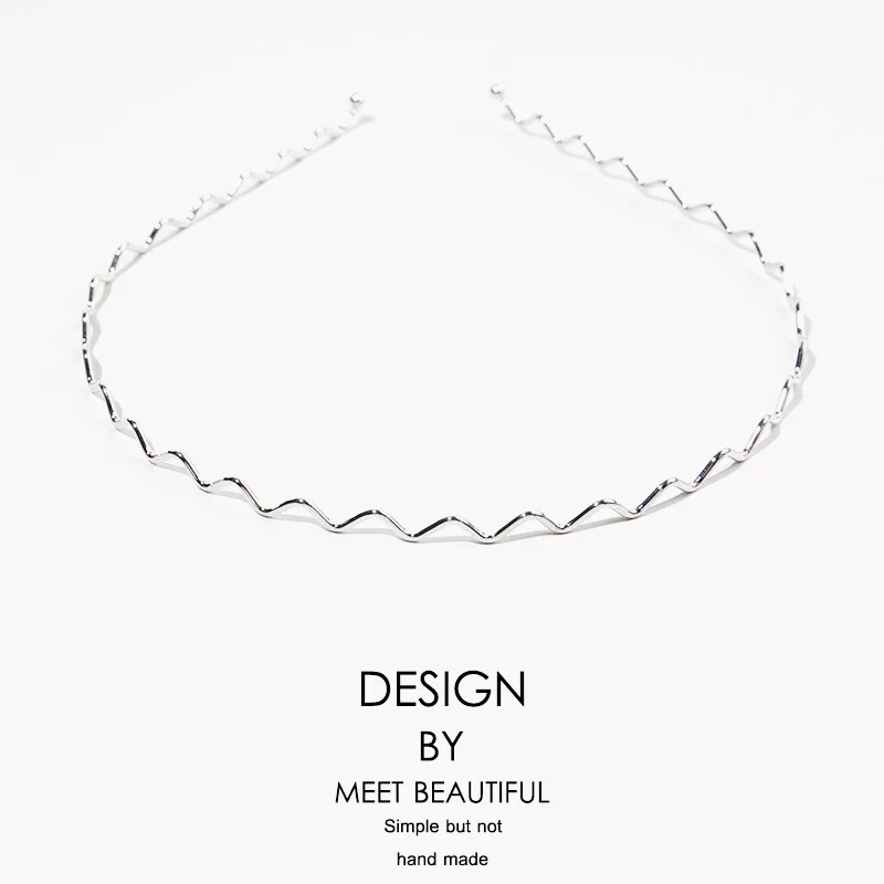 New Thin Headbands for Women Multilayer Alloy Hair Hoop Double Root Metal Hair Bands Hair Accessories Smooth Head Hoop Wholesale