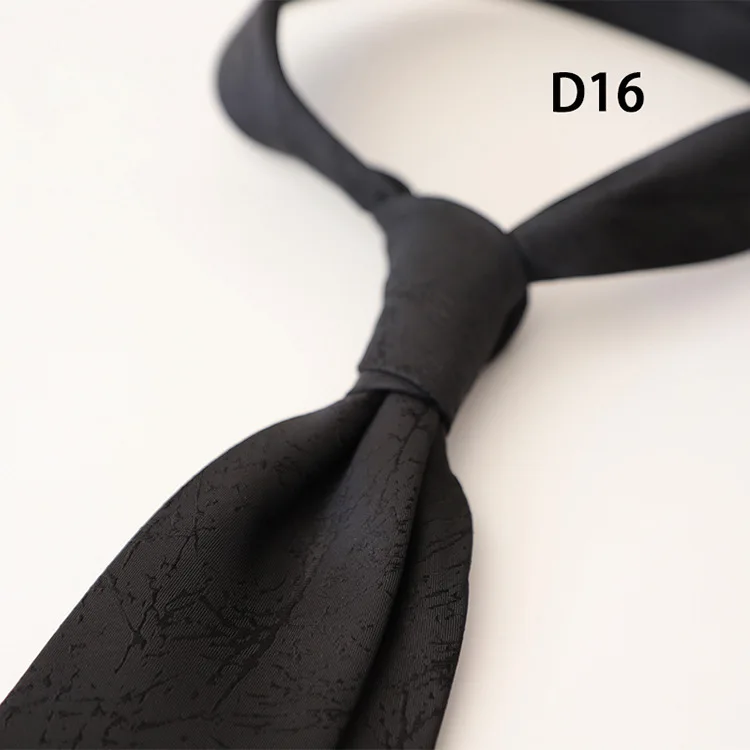 2025 Summer Men's Korean Formal Business 8CM Neckties Simple Solid Brown Red Neck Ties Handmade Polyester Necktie Suit Cravat