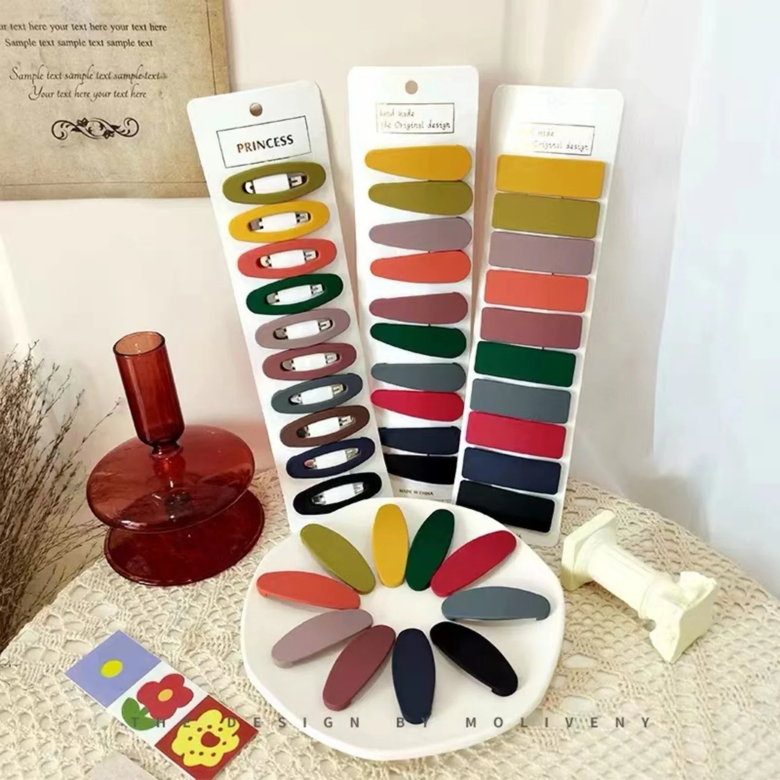 10PCS Simple Colorful Frosted Small BB Clip Bangs Shattered Hair Clip Back Of Head Side Clip Out Hundreds Of Clips Headwear