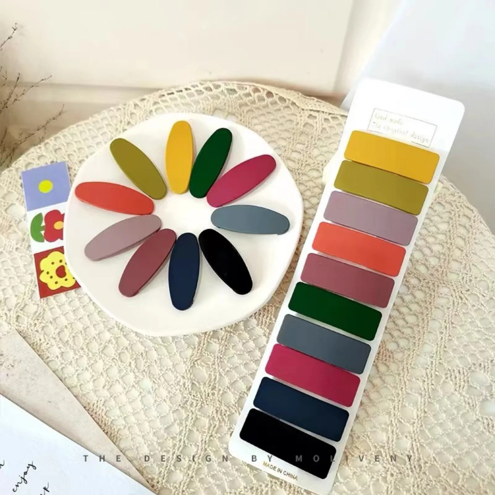 10PCS Simple Colorful Frosted Small BB Clip Bangs Shattered Hair Clip Back Of Head Side Clip Out Hundreds Of Clips Headwear