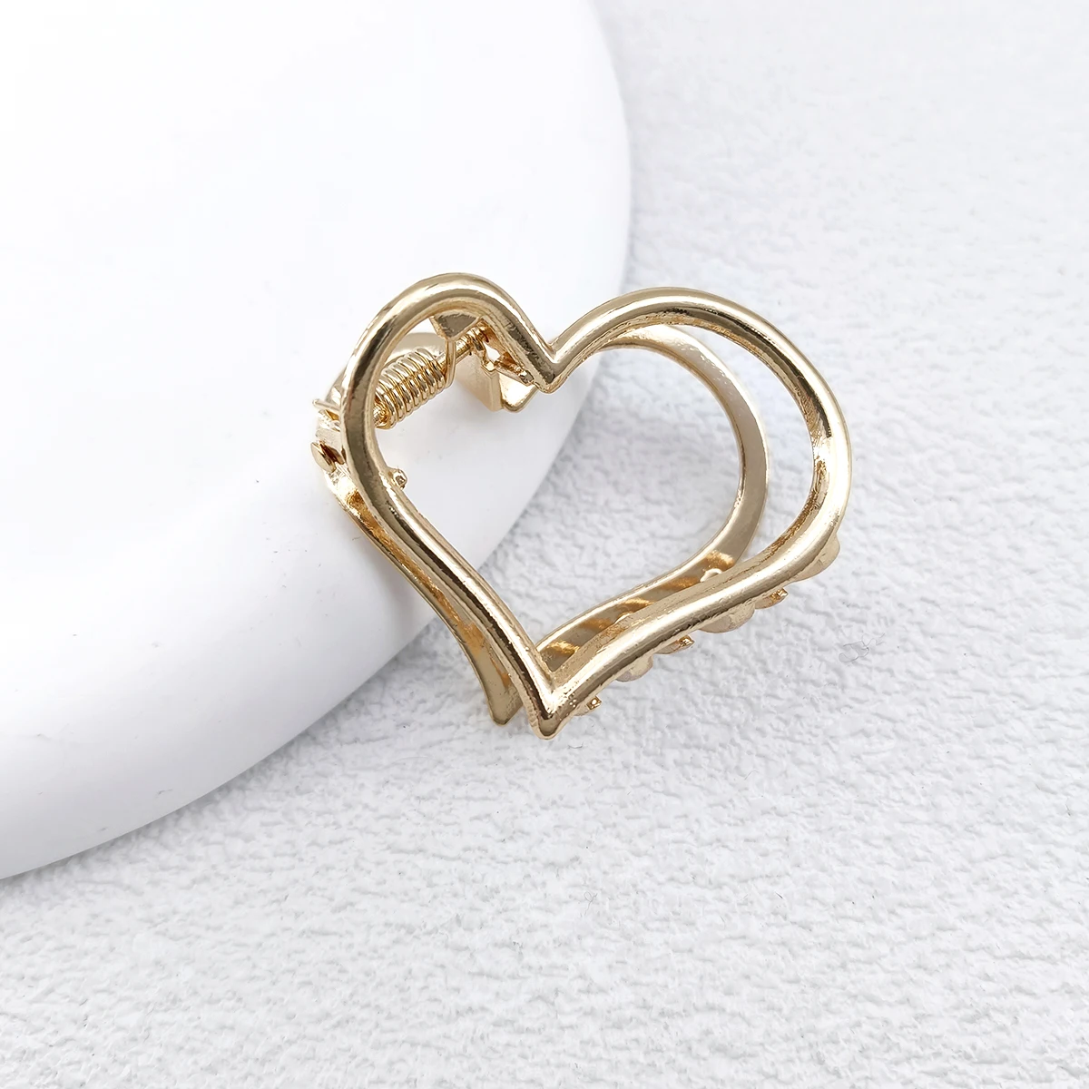 12 Styles Fashion Mini 4cm Metal Hair Claw For Women Gold Color Cross Crab Hair Clip Korean Elegant Geometric Hairpin Girl Hair