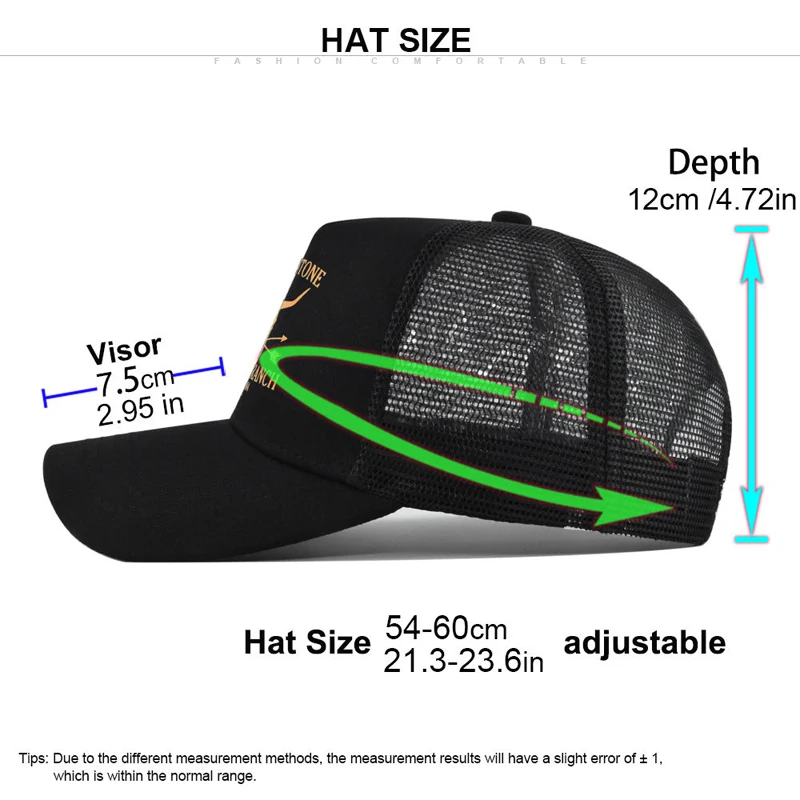 Fashion Streetwear Baseball Cap Casual Snapback Hip Hop Hat Spring and Summer Outdoor Mesh Trucker Hats