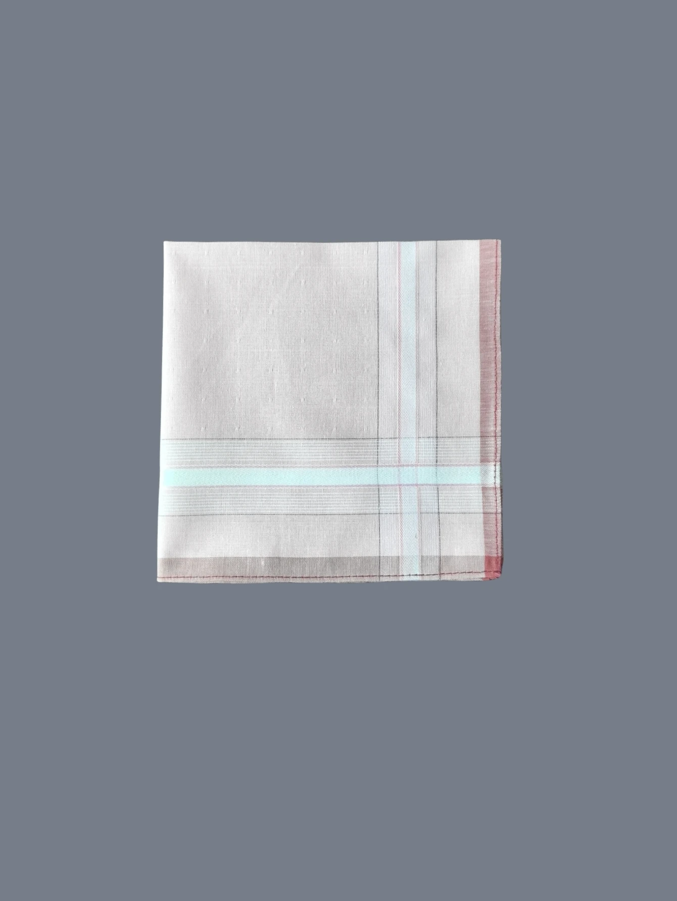 29CM/11.4-inch Cotton Jacquard Mini Handkerchief Universal Fashionable and Exquisite Decoration 6PCS, Thin Version