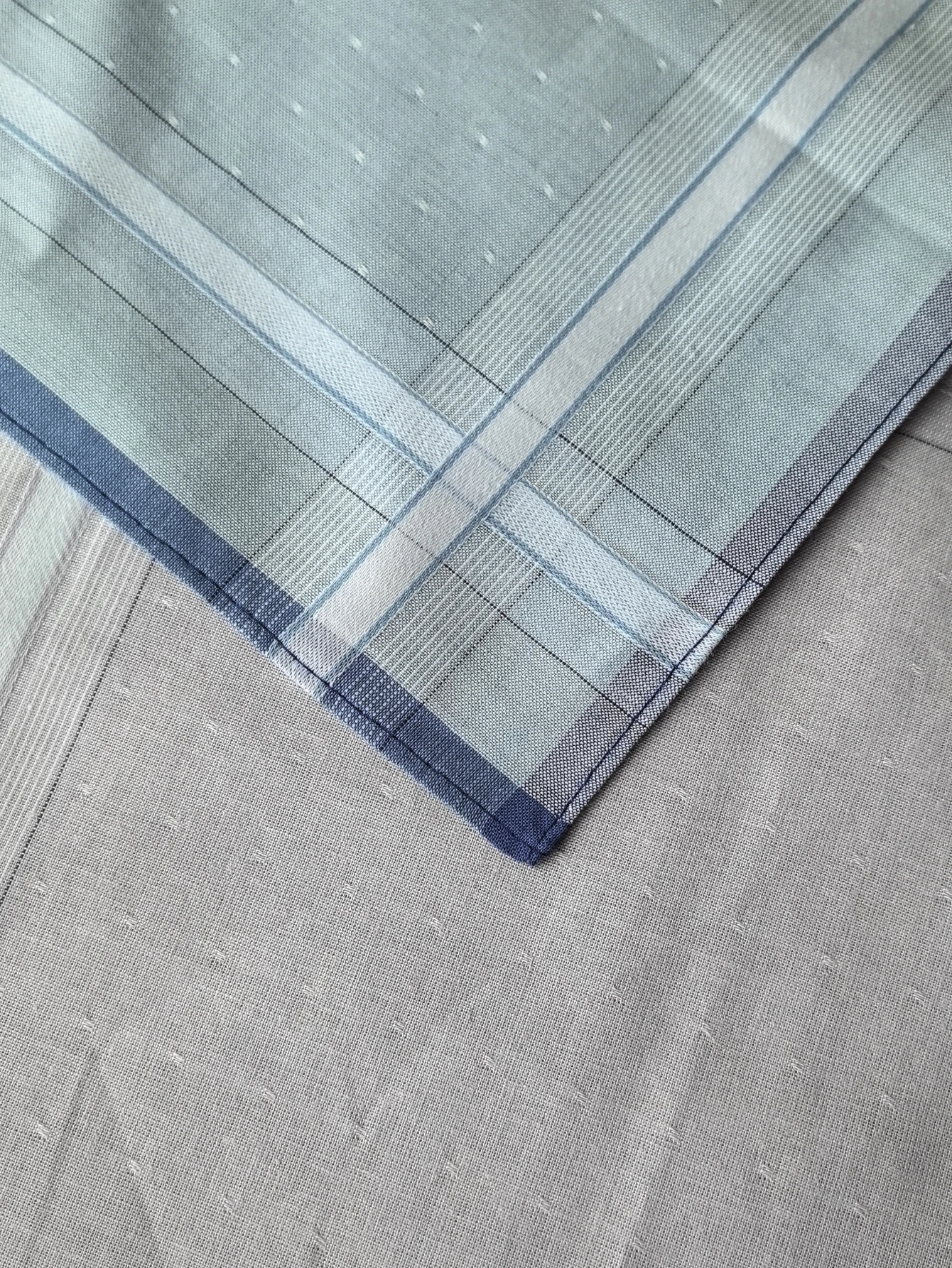 29CM/11.4-inch Cotton Jacquard Mini Handkerchief Universal Fashionable and Exquisite Decoration 6PCS, Thin Version