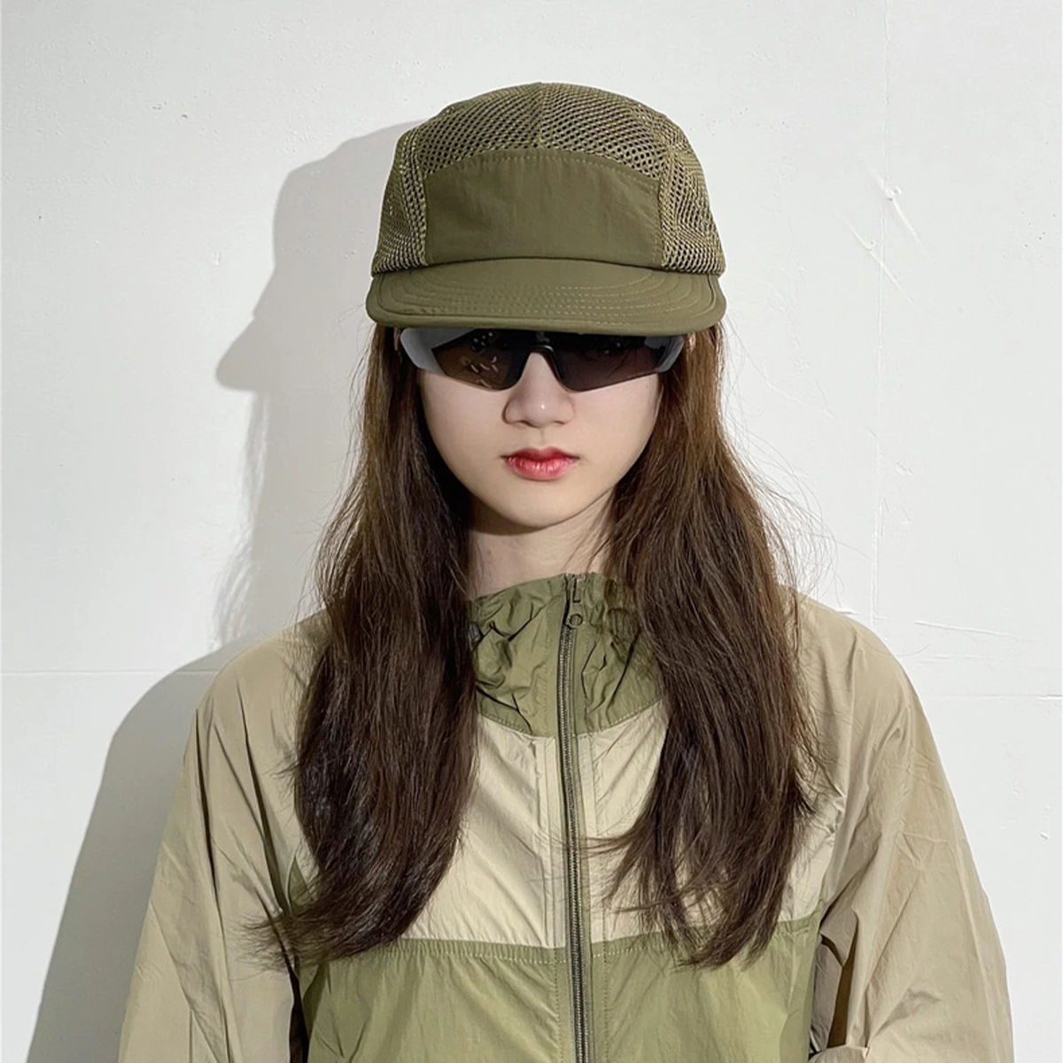 Korean Quick Drying Solid Baseball Hats Casual New Unisex Sunshade Mesh Breathable Ins Versatile Short Eave Fashion Peaked Caps