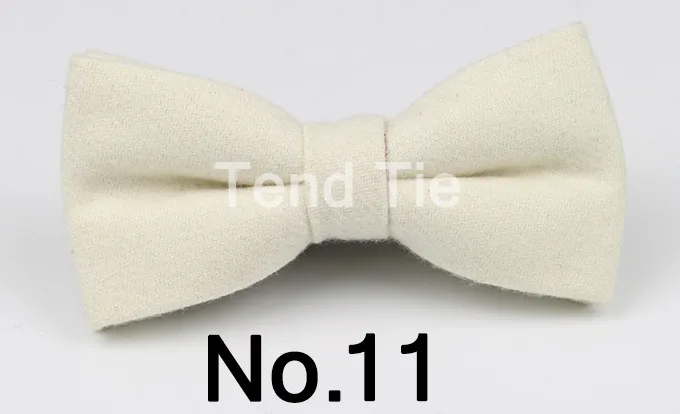 Mens Formal Wear Thick Business Bowtie Butterfly Men Dick Solid Color Wool Cravat Unisex England Style Bow Tie
