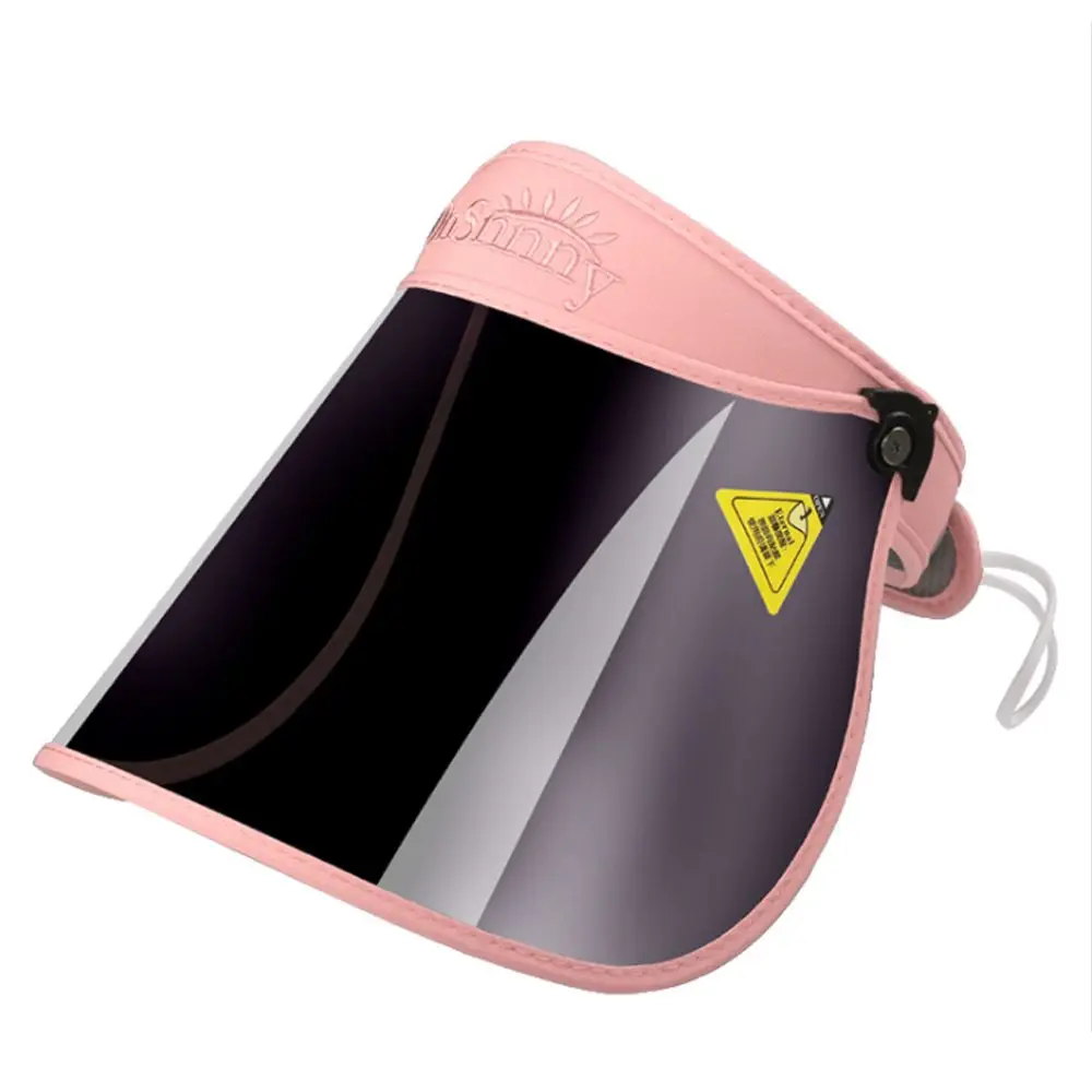 Summer Large Lens Sun Hat Outdoors Sport Anti-UV Visor Face Cover Shield Foldable Portable Men Women Empty Top Hat