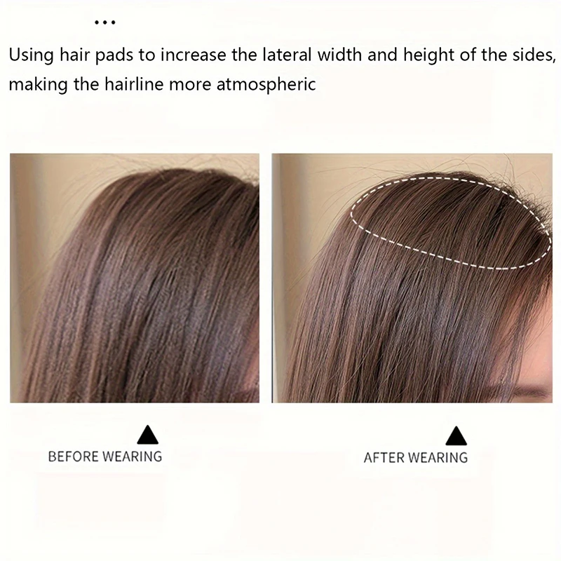 2pcs Fluffy Invisible Hair Clip for Volume Front Hairline Puff Cushion Perfect for Bun Styling Adding Women’s Hair Styling