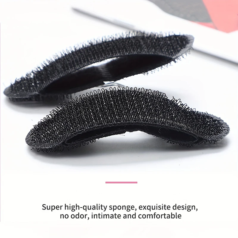 2pcs Fluffy Invisible Hair Clip for Volume Front Hairline Puff Cushion Perfect for Bun Styling Adding Women’s Hair Styling