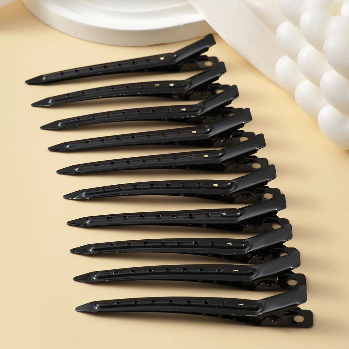 Metal Duckbill Clip Curly Hairpin Barrettes Hairstyle Hair Styling Clips Clamps Haircut Hairclip Tools Fluffy Hair Root Barrette