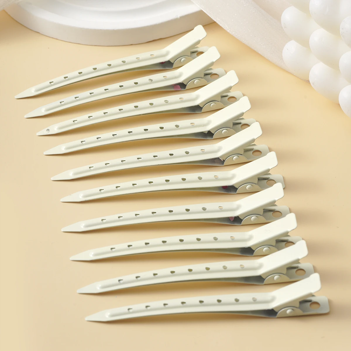 Metal Duckbill Clip Curly Hairpin Barrettes Hairstyle Hair Styling Clips Clamps Haircut Hairclip Tools Fluffy Hair Root Barrette