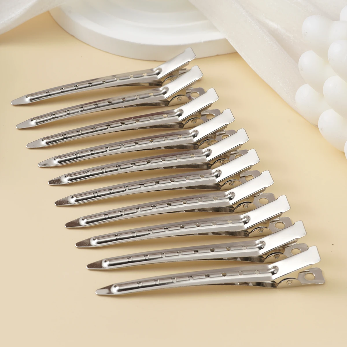 Metal Duckbill Clip Curly Hairpin Barrettes Hairstyle Hair Styling Clips Clamps Haircut Hairclip Tools Fluffy Hair Root Barrette