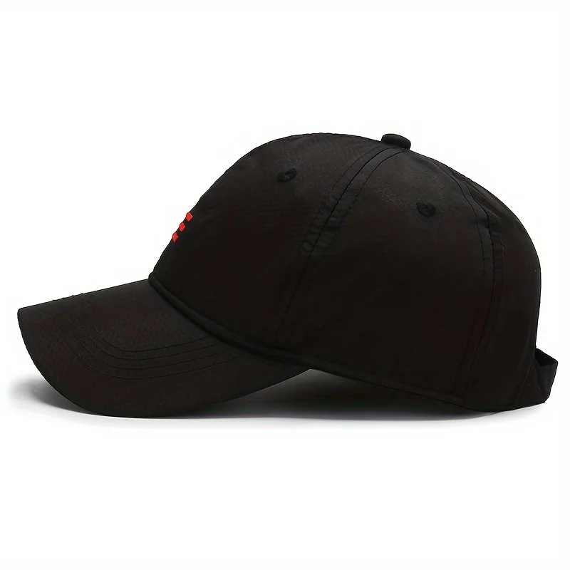 Quick-Dry, Breathable Baseball Cap - Adjustable, Moisture-Wicking Sun Hat for Outdoor Sports & All Seasons