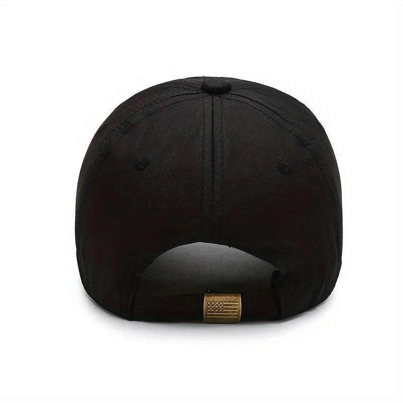Quick-Dry, Breathable Baseball Cap - Adjustable, Moisture-Wicking Sun Hat for Outdoor Sports & All Seasons