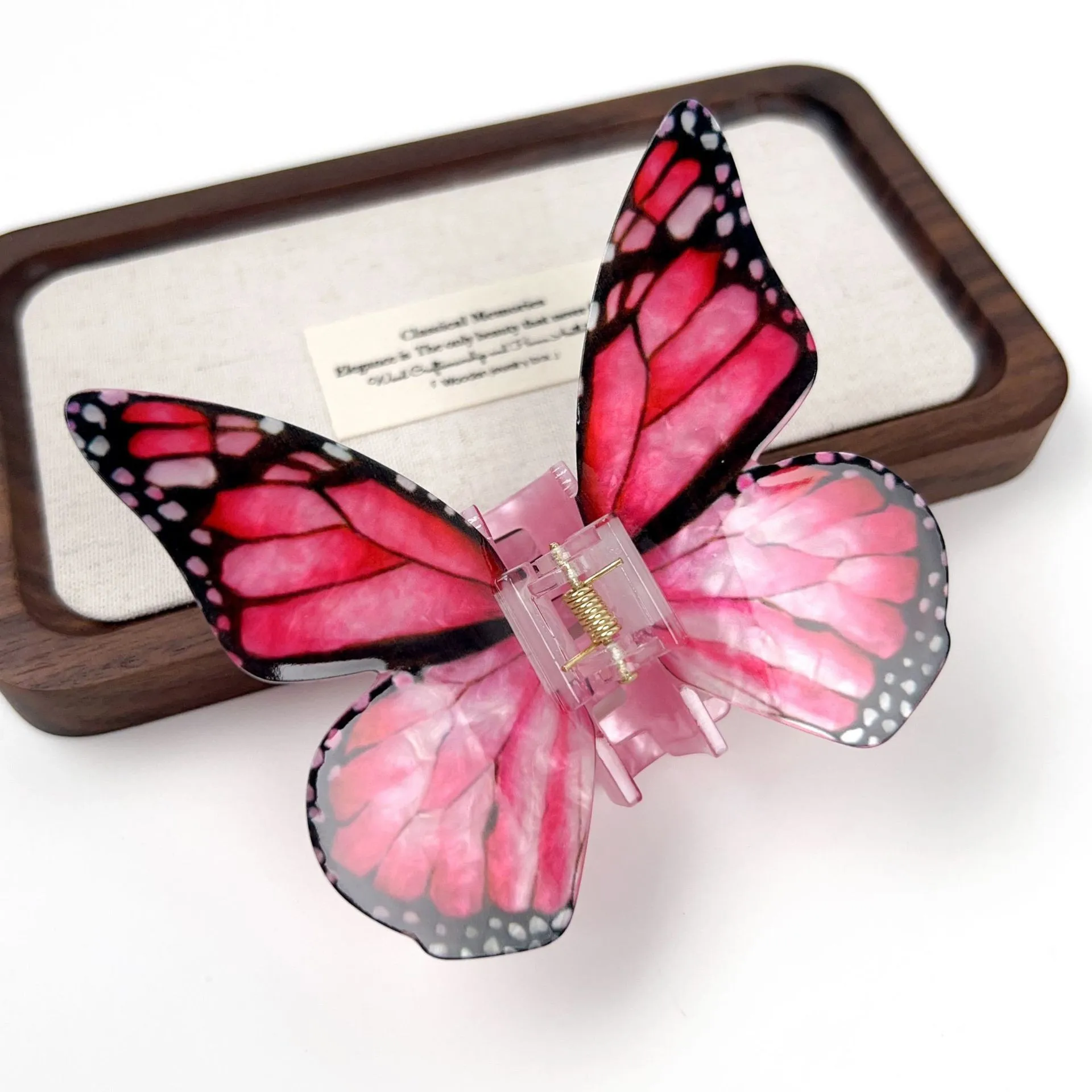 1 simulated butterfly grab clip temperament hairpin coiffit Shark clip high-grade hair accessories