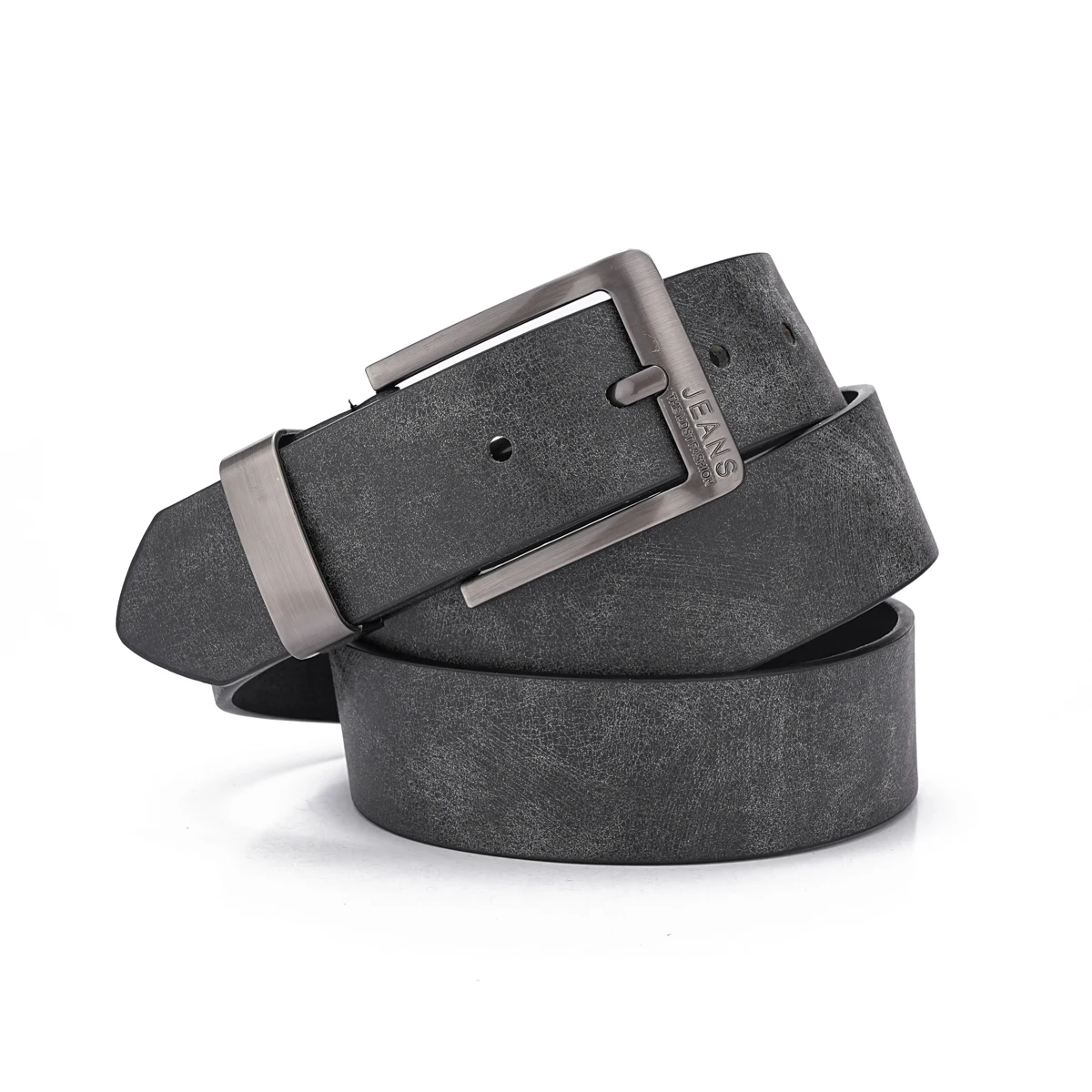A Men's and Women's Casual Retro Belt Western Style! PU Leather Belt with Metal Buckle, Suitable for Daily Work Wear