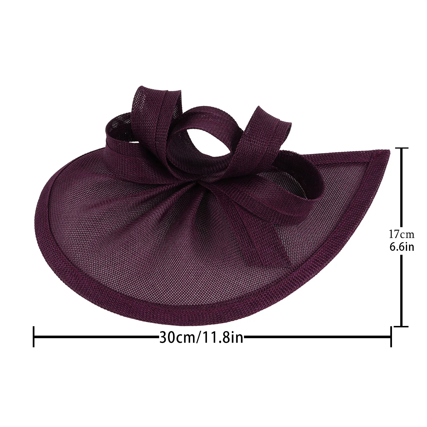 New Cocktail Tea Party Fascinator Headband Vintage Kentucky Derby Bowknot Fascinators for Wedding Women
