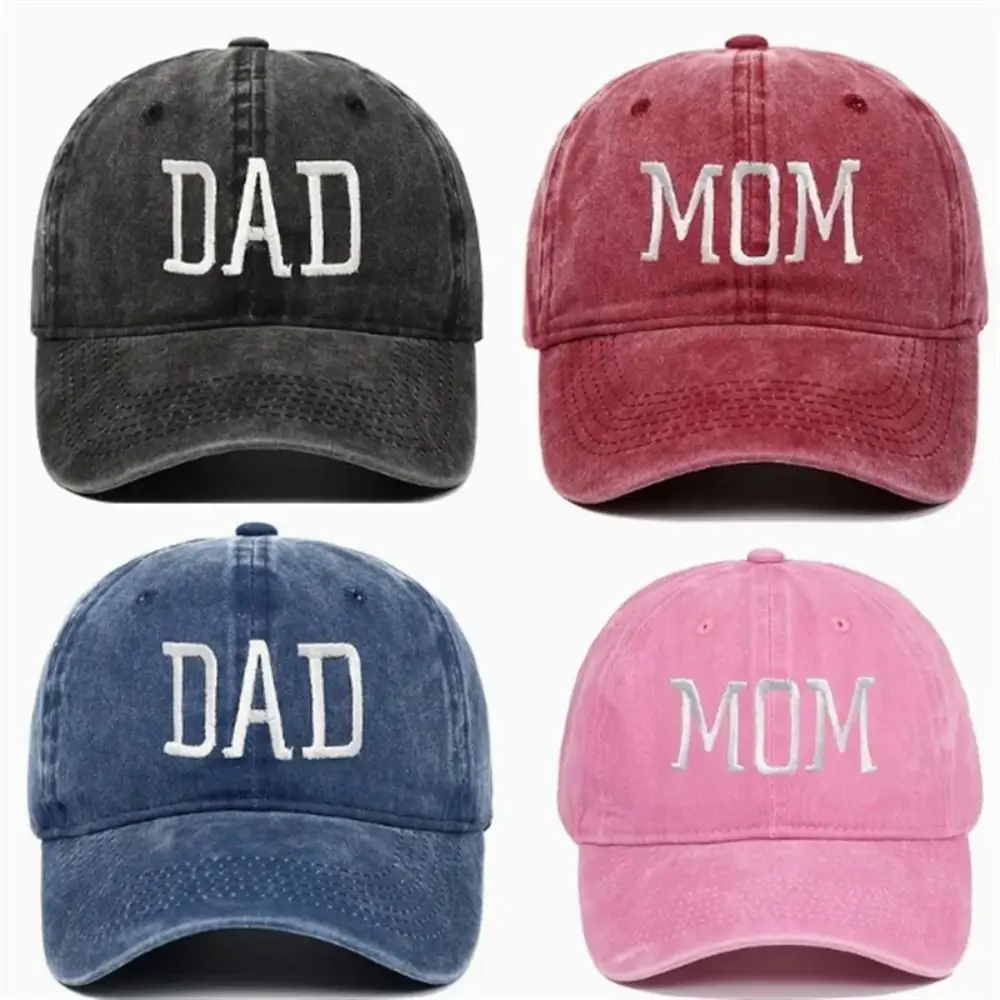 Fashion Women Men Hat Sport Visors Snapback Cap DAD MOM Embroidery Cotton Baseball Cap Sun Hat Breathable Outdoor Caps