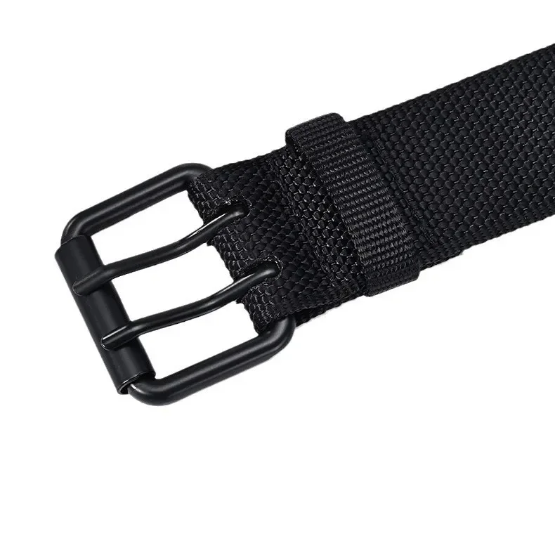 New Men Breathable Nylon Fabric Belt outdoor sport Belt Pin Buckle Trousers Jeans Belt