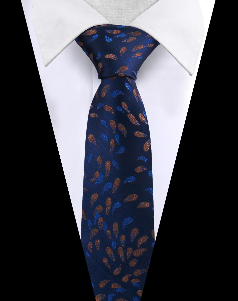 36 Color Men Ties Luxury Paisley Necktie Business Banquet Tie For Man Fashion Blue Vintage Slim Skinny Wedding Gravatas Gifts