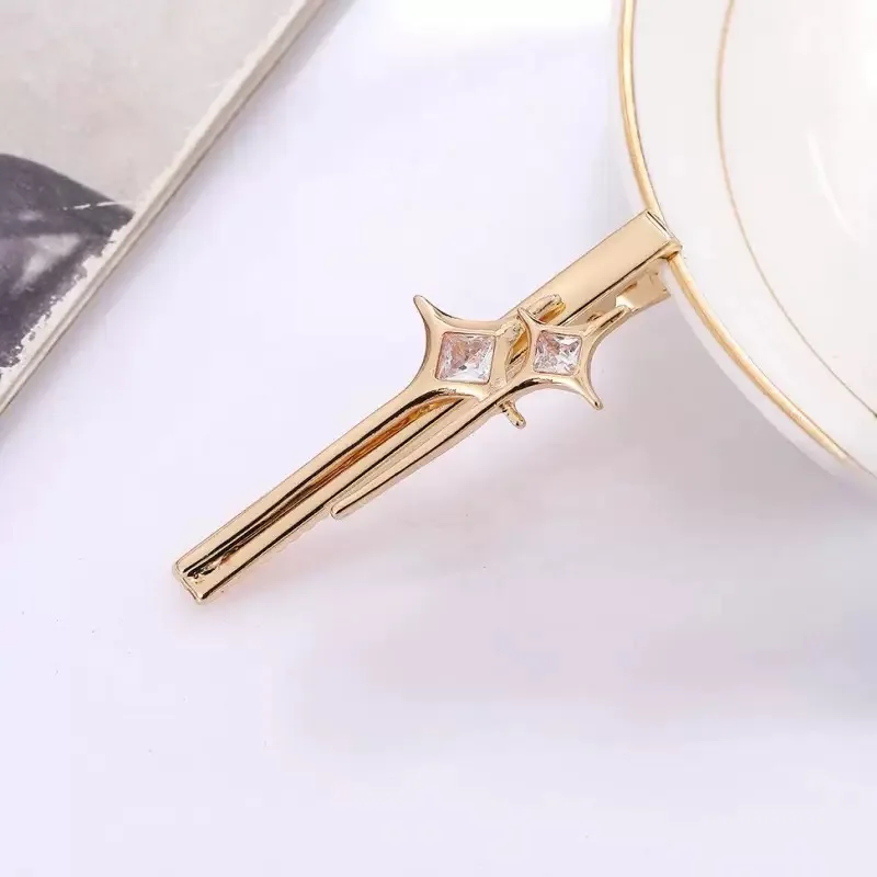 Personality Sweet Cool Spice Girl y2k Stars hair clip niche edge clip ins cool wind all hair accessories advanced sense bangs cl